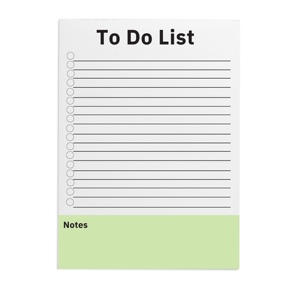 A5 to do list note pad with fridge magnets
