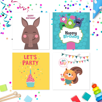 20 x Birthday Cards Multi Pack For Kids Volume 1