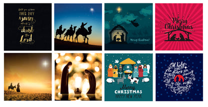 Christian Christmas cards pack of 20