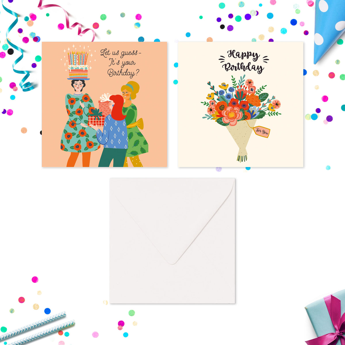 Pack of birthday cards Volume 3 – card designs 9 and 10
