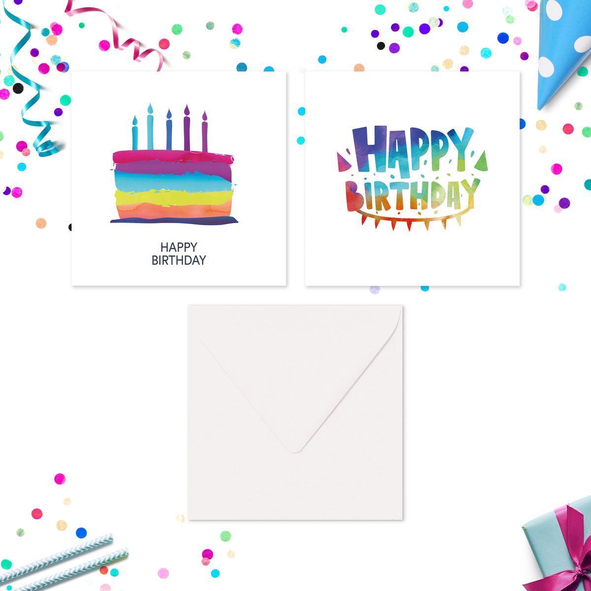Pack of birthday cards Volume 4 – card designs 9 and 10