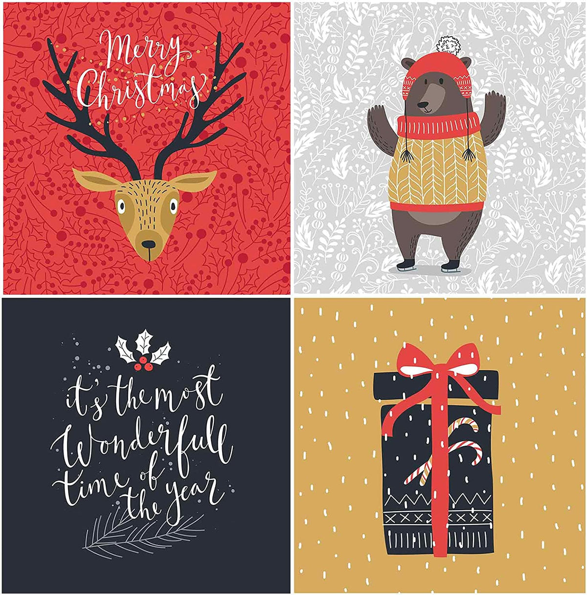 Pack of Christmas cards Volume 2 – card designs